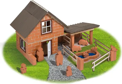 Image de Teifoc Jeu de construction en pierre Ferme 4920