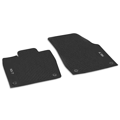 Produktbild von Volkswagen original ID.7 Gummimatten Satz vorn, Allwetterfußmatten 2er Set, Fahrer und Beifahrerseite, 14B06150282V