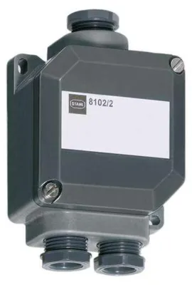 Zdjęcie produktu dla Puszka połączeniowa EExi 3xM20x1,5 - Płaska puszka montażowa 8102/22-3