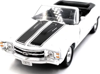 Obrázok produktu pre Onwomania 1971 Chevrolet Chevelle SS 454 White model car Mst. 1:34