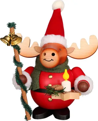 Produktbild von Weihnachtselch (21cm) Räuchermann von Christian Ulbricht