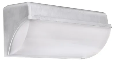 Zdjęcie produktu dla Kinkiet zewnętrzny LED NORTON srebrno-biały 10W Neutralna biel 905lm tworzywo sztuczne wym:13x26x13cm IP65 Struhm