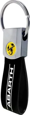 Produktbild von Abarth Offizielle Schlüsselanhäng, Schwarz mit Gelbem Skorpion