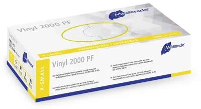 Produktbild von Meditrade Vinyl 2000, 100 Stück, Größe XS - B07PMS42MW | Packung (100 Stück)