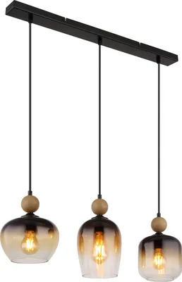 Produktbild von Globo Lighting|Hängeleuchte Metall schwarz matt, 3x E27