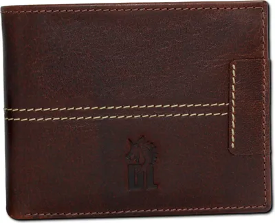 Produktbild von DrachenLeder Echtleder Herren Portemonnaie braun 12,5x10x3cm D2OPT101N