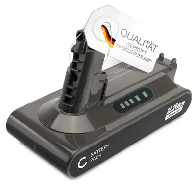 Produktbild von CELLONIC 1x Akku für Staubsauger Kompatibel mit Dyson Cyclone V10, Absolute, SV12 - (2500mAh, 25.2V)