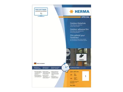 Obrázek produktu pro HERMA Special Outdoor samolepicí fólie - matná - samolepicí - bílá - A4 (210 x 297 mm)