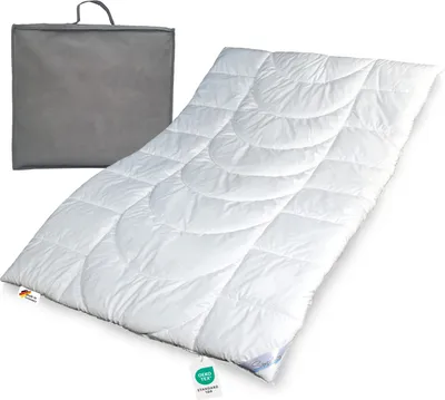 Produktbild von Warme Allergiker Winter Bettdecke Duo Steppbett Klimafaser 135x200 60°