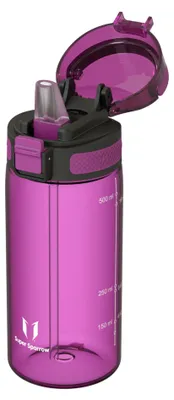 Produktbild von Sparrow Trinkflasche mit Strohhalm - Tritan Wasserflasche Sport - 500ml