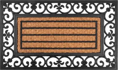 Obrázek produktu pro Rohožka MagicHome RBP 156, před dveře, Ornament, 45x75 cm, guma/panama
