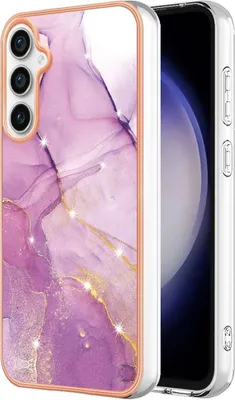 Produktbild von König Design Hülle kompatibel mit Samsung Galaxy S23 FE Kunststoff Soft Handyhülle - Handy Case Violett