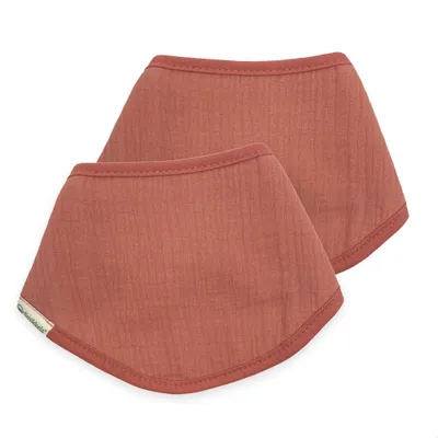 Produktbild von Smikkels Baby Bandana-Lätzchen Set rosa - Baumwolle