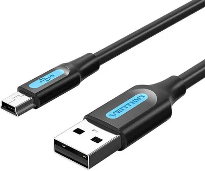 Produktbild von Kabel Vention COMBD, USB-A 2.0 auf Micro-USB, 0,5 m, schwarz