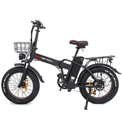 Imagen del producto de Bicicleta Eléctrica DrveTion AT20 -  Batería 48V15Ah Autonomía 55-70KM Frenos de Disco - Negro Mate
