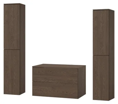 Obrázok produktu pre 3-dielna kúpeľňová zostava: spodná skrinka + 2 vysoké skrinky Color Baltic Storm (2S 80 + 2D 160 x 2)