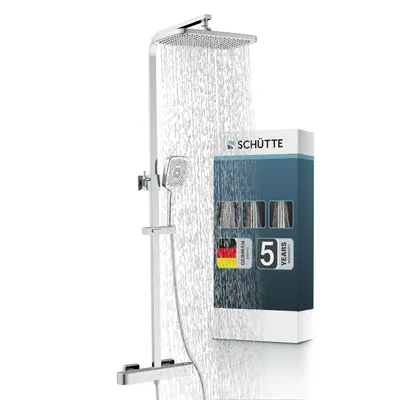 Produktbild von 60149 GRAN CANARIA Überkopfbrause-Set, Chrom, mit Thermostatarmatur