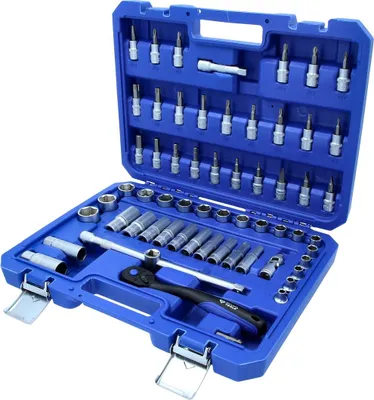 Zdjęcie produktu dla BRILLIANT TOOLS Zestaw kluczy nasadowych 3/8" 61 części - BT021061