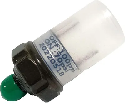 Image de Pressostat d'air montage sur réservoir type 1/8'' NPT 70-100PSI 12/24V pour compresseur de train/corne à air