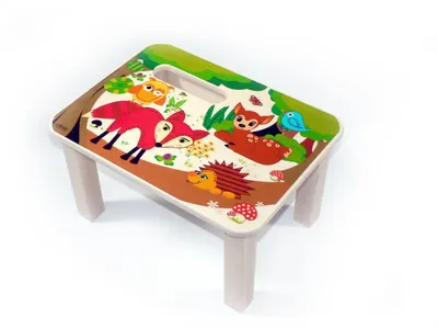 Produktbild von Zimmerdekoration Fußbank Waldtiere BxLxH 330x245x175mm NEU
