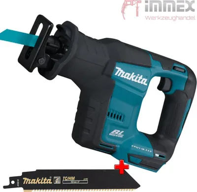 Produktbild von Makita DJR188Z, Bürstenlos, Schwarz, Blau, 3000 SPM, 2 cm, 25,5 cm, 13 cm