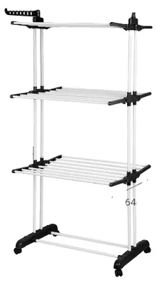 Imagen del producto de Secadora de ropa, diseño de 4 niveles, gran capacidad, color y blanco