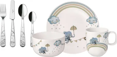 Obrázek produktu pro Dětské nádobí Villeroy & Boch Boho Kids Walk like an Elephant 7 kusů