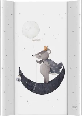 Produktbild von CEBA BABY Harte Wickelauflage 50x70 cm – Ultra Light Wickelbrett für Wickelkommode, leicht & stabil (Moon Prince)