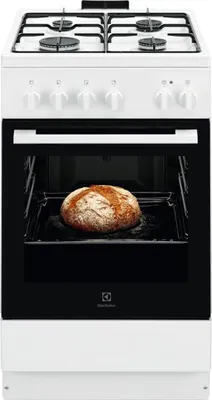 Produktbild von Electrolux LKK500010W Freistehender Herd A Elektro Gaskochfeld Weiß