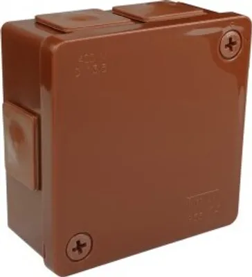 Immagine prodotto di Scatola da incasso marrone senza terminale 86x86x40 IP55 Viplast 02202