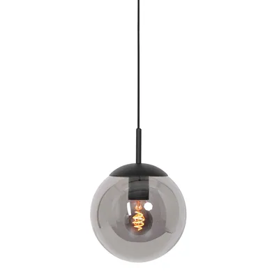 Immagine prodotto di Steinhauer - lampada a sospensione - Bollique - nero - vetro metallo - Ø 25cm - E27 - 3497ZW