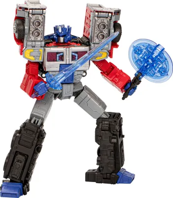 Immagine prodotto di Transformers Legacy - Universo G2 Laser Optimus Prime (Classe Leader)