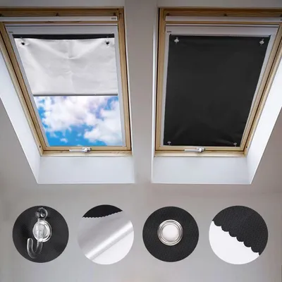 Produktbild von Dachfenster Rollo mit Thermo Sonnenschutz und Verdunkelung