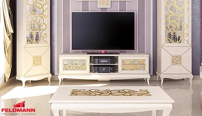 Produktbild von Lowboard TV-Schrank Fernsehtisch 2-türig 181cm creme