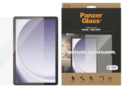 Produktbild von PanzerGlass ®️ Displayschutz Samsung Galaxy Tab A9 Plus | Ultra-Wide Fit, 27,9 cm (11"), Gehärtetes Glas, Polyethylenterephthalat, 50 g, 1 Stück(e)