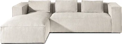 Produktbild von Best Mobilier Stella, Ecksofa, Beige, 4 Sitz(e), Stella, Samt, Kunststoff