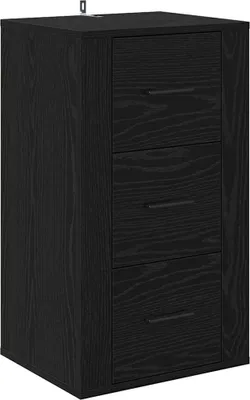 Produktbild von "WINTER SALE"Sideboard - elegante Design - Mehrzweckschrank - Schwarz Eichen-Optik 40 x 33 x 70 cm Holzwerkstoff - Kommoden NEU7392126