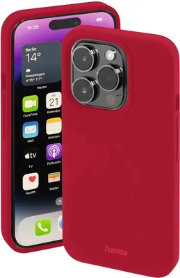 Image de Hama 00215530 Housse de protection pour téléphone portable 15,5 cm (6,1 pouces) Cover Rouge