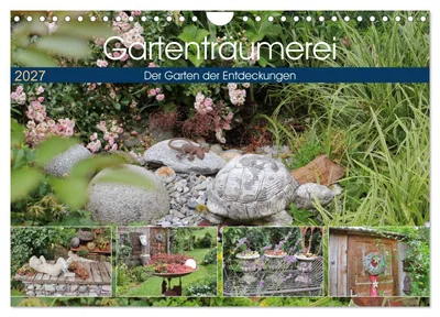 Produktbild von Gartenträumerei (Wandkalender 2027 DIN A4 quer), CALVENDO Monatskalender