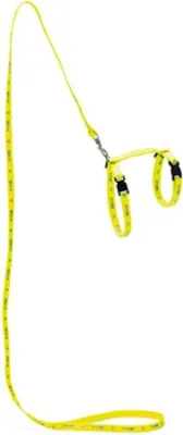 Produktbild von Karlie Art Sportiv Fisch - Katzengeschirre - Mit Leine - Nylon - Gelb - 110x1 cm