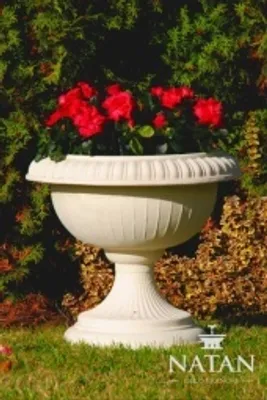 Produktbild von Blumenkorb Blumenkasten Blumen Gefäss Garten Terrasse Dekoration Statue Figuren