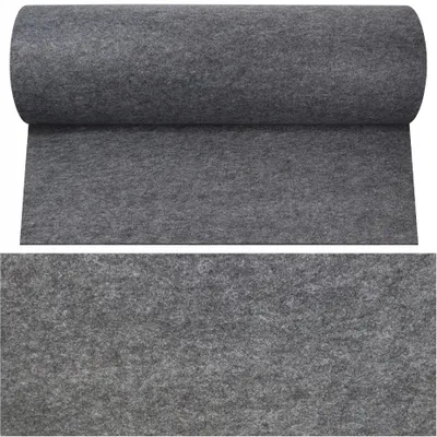 Produktbild von Filzstoff 100 x 100cm Filz Grau 8mm Extra Dick 1600g/m² Bastelfilz Meterware Polsterfilz Schalldämmung DIY Kratzschutz