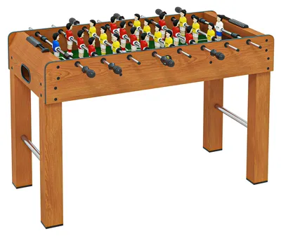 Image de Table de baby-foot - Jeu de football - Table de foot - Jeu - Bois naturel