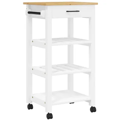 Produktbild von vidaXL Küchenwagen MONZA 48x40x88,5 cm Massivholz Kiefer