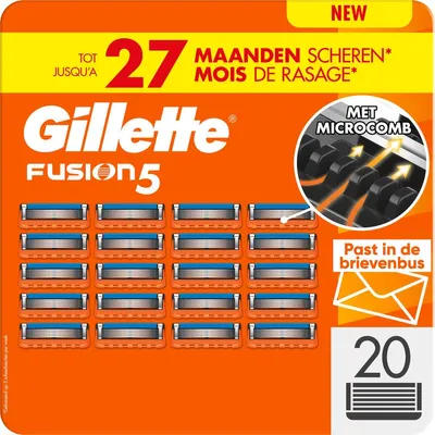 Produktbild von Gillette Fusion5 Rasierklingen für Männer – 20 Stück
