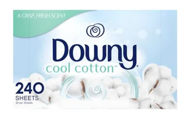 Produktbild von Downy Trocknertücher Cool Baumwolle 240 Stück - Frischer Duft & Weiche Wäsche