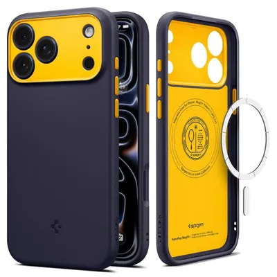 Obrázok produktu pre Spigen ACS12140, Ochranný obal, Apple, iPhone 18 Pro Max / 17 Pro Max, 17,5 cm (6.9"), Čučoriedka, Námorná