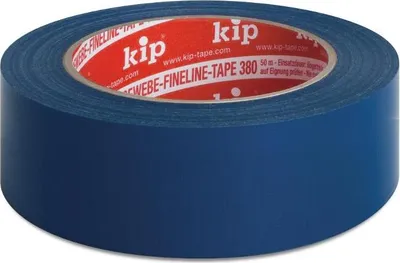 Produktbild von KIP 380 Gewebe-Fineline-Tape, blau 25mm x 50m (60 Rollen ) - 380-25