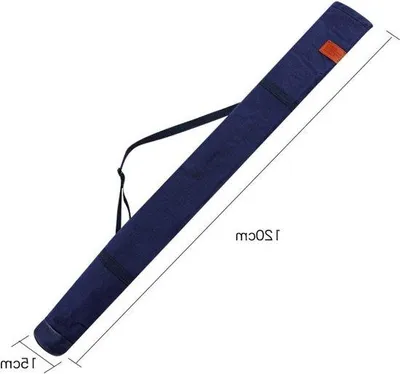 Image de Grande mallette de pêche bleue 1,2 m, en toile, unisexe