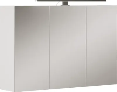 Produktbild von Badspiegelschrank Vicco Lavio Weiß 90 x 60 cm mit LED-Beleuchtung, Model 57553